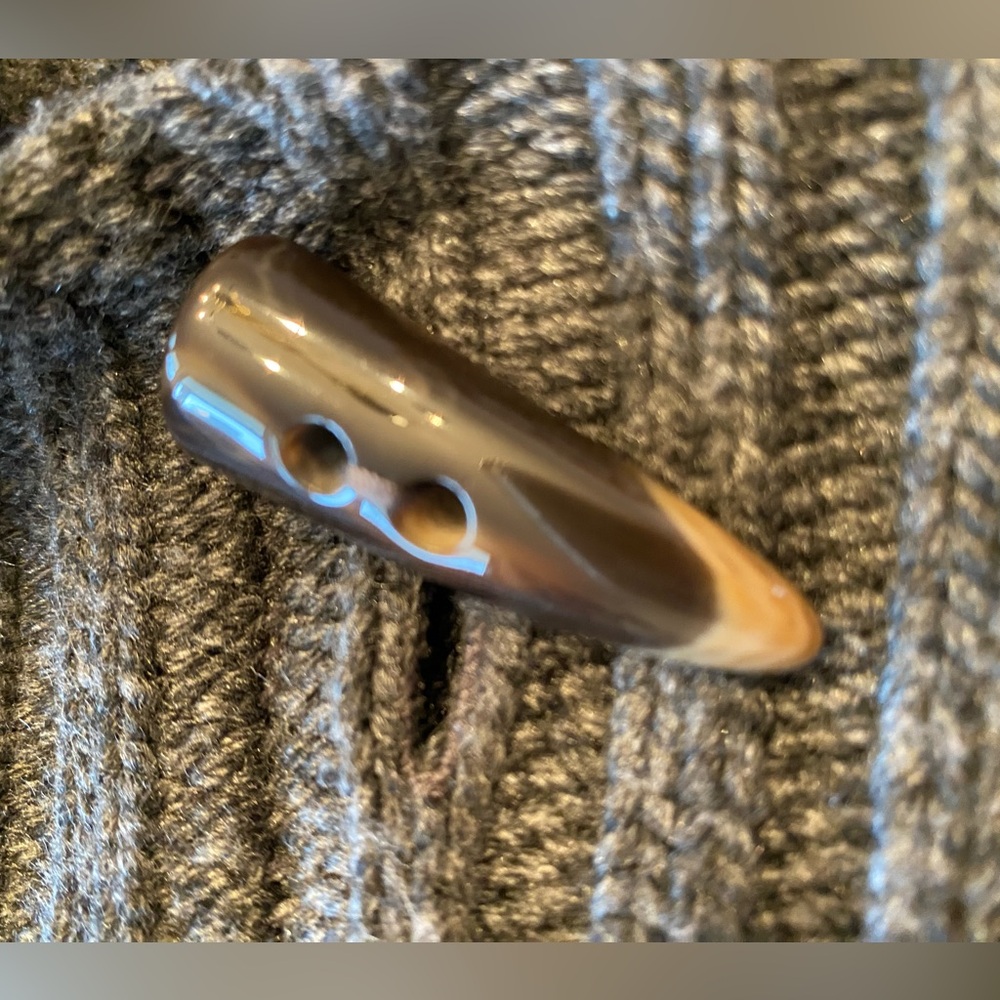 Cozy Gray Cable Knit Sweater - Picture 7 of 12